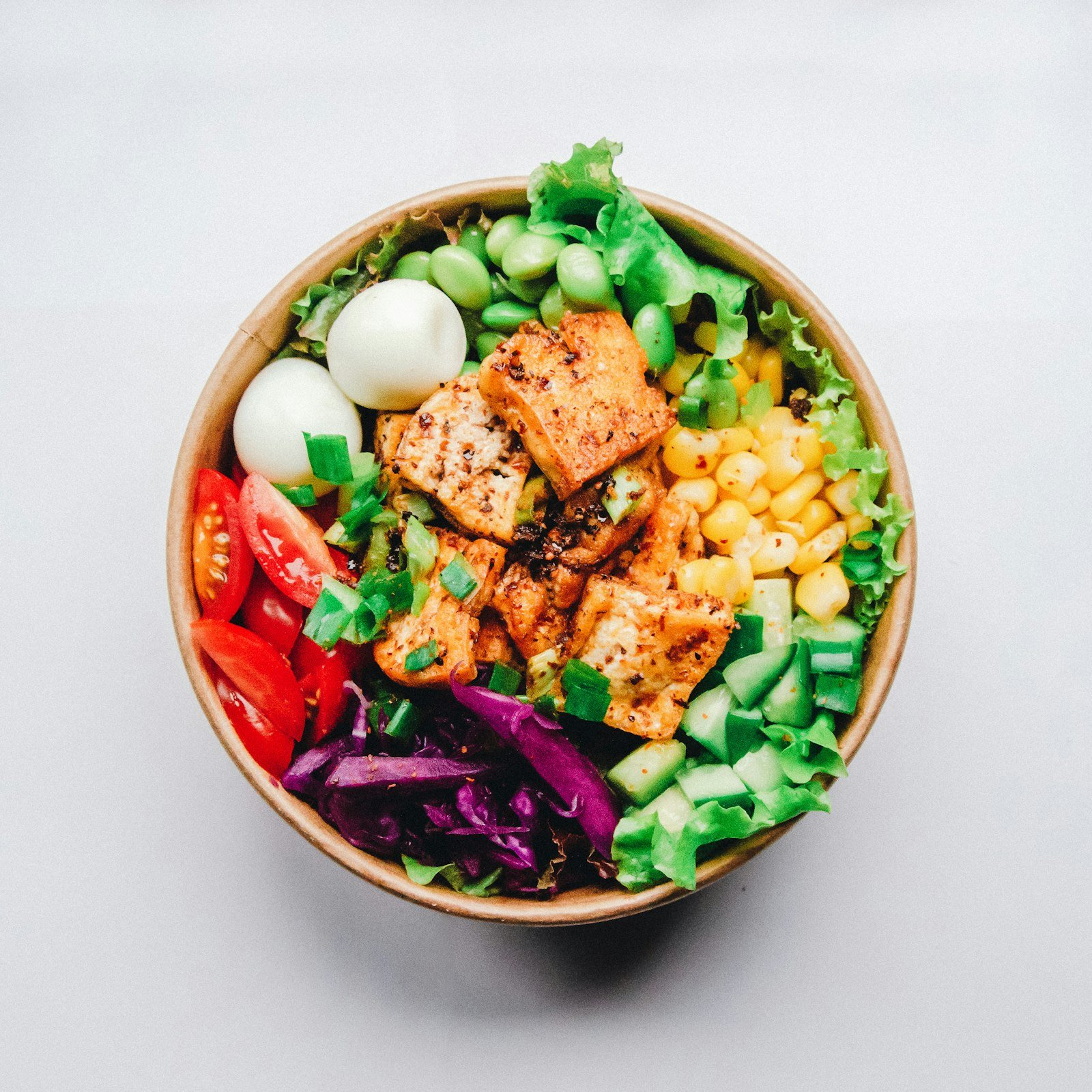 A colourful bowl of real food