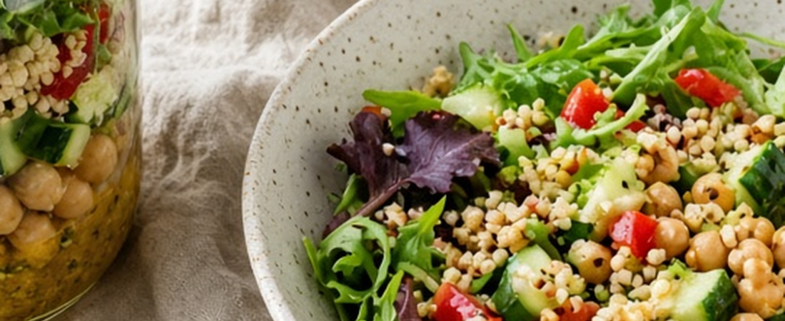 Mason jar salad for work (layer once, eat at 1, no soggy)