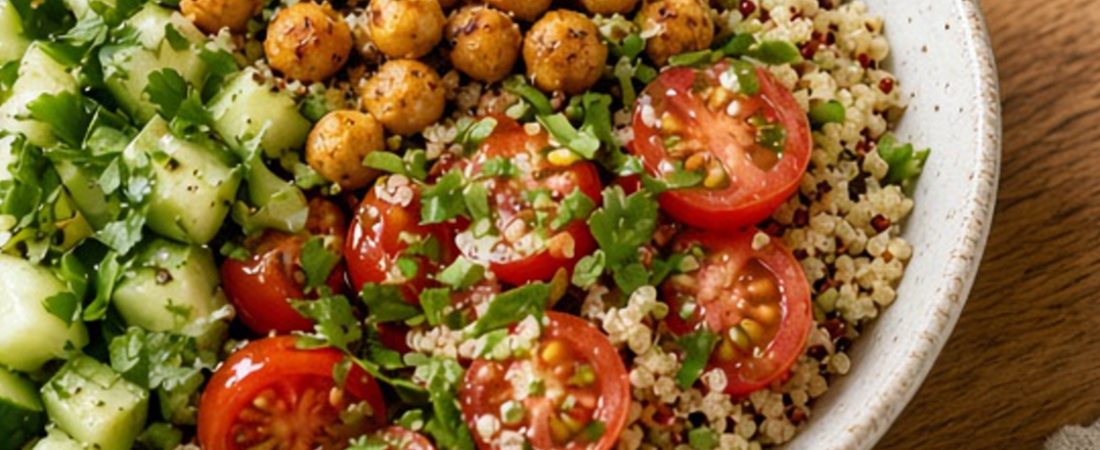 Quinoa bowls for work (pack once, eat at 1, steady till 6)