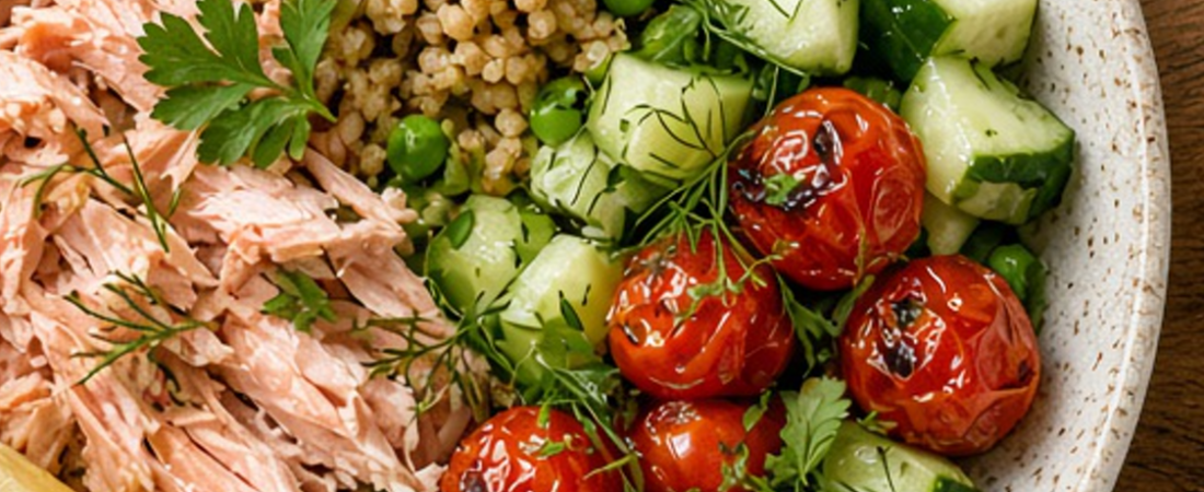 Salmon desk lunch ideas that don’t crash you at 3