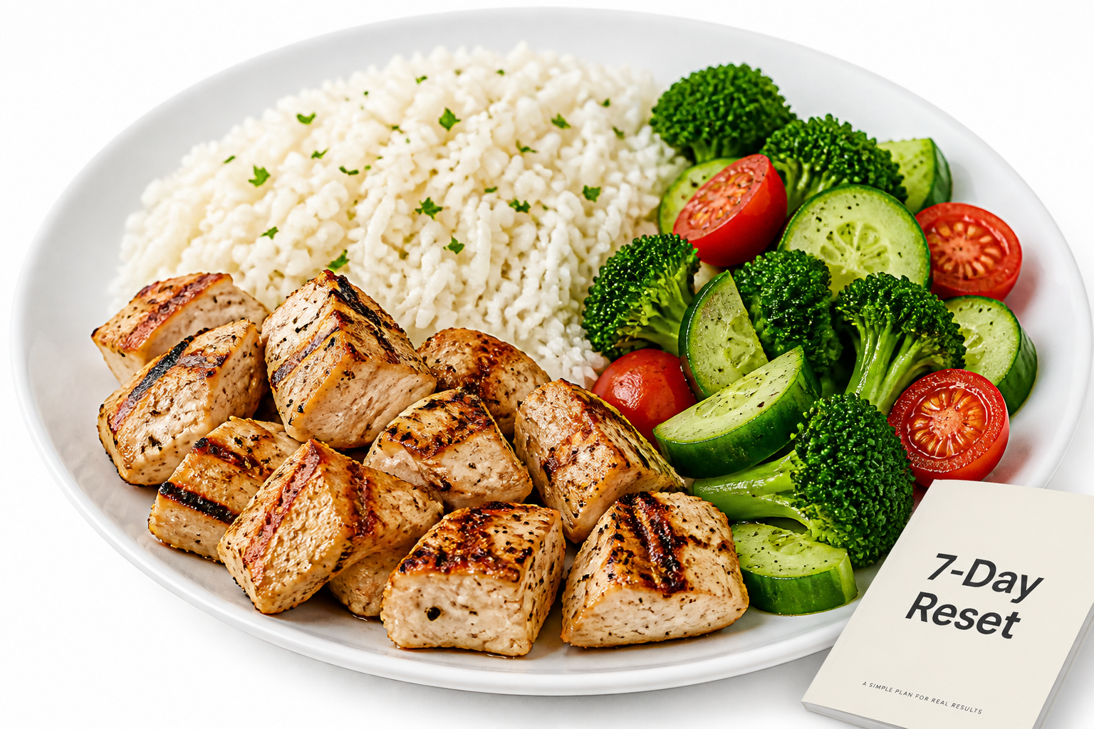 7-Day Reset — desk lunch product